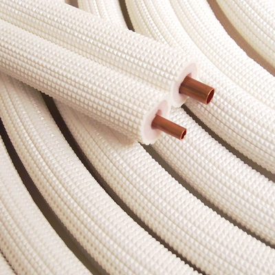 Tubo de isolamento de tubos de espuma de espuma de PE branco Tubo de isolamento de espuma de PE para ar condicionado e tubos de água de isolamento
