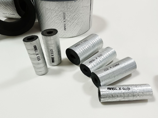 Isolamento térmico de poliolefina durável Tubo de espuma XPE preço de fábrica Alumínio Shield laminado Tubo de espuma XLPE resistente ao fogo