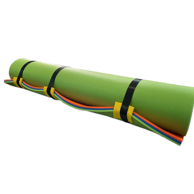 Tamanho personalizado Color Water Mat Floating Pad 3 camadas resistente à lágrima XPE espuma com um Bungee Tether elástico