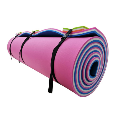 Grande tamanho 3 camadas resistente a lacrimejamento XPE espuma nadar pad flotante ilha pad para piscina de água flutuante para praia lago oceano