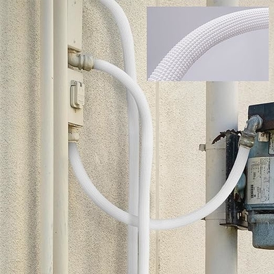 Tubo de isolamento de tubos de espuma de espuma de PE branco Tubo de isolamento de espuma de PE para ar condicionado e tubos de água de isolamento