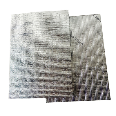 Folha de alumínio de fibra de vidro XPE espuma Retardante de chama auto-aderente espuma de isolamento HVAC espessura 5-25mm