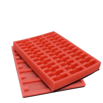 Caixa de corte por impressão personalizada de espuma IXPE Insira espuma de embalagem de PE absorvente de choque para PCB