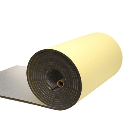 Rollos de isolamento de dutos de HVAC de espuma de polietileno cruzada XLPE com folha de alumínio e cola adesiva
