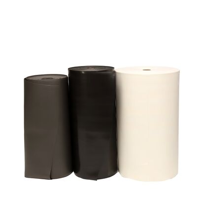 0.15mm 0.2mm 0.3mm Thin IXPE Foam Roll Gum Backed Waterproof Insulation Material para fitas e aplicações eletrônicas
