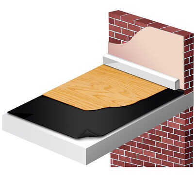 Base de piso de espuma IXPE absorvente de som e resistente à umidade para pisos de vinil PVC SPC Ideal para reformas de apartamentos, hotéis e hospitais
