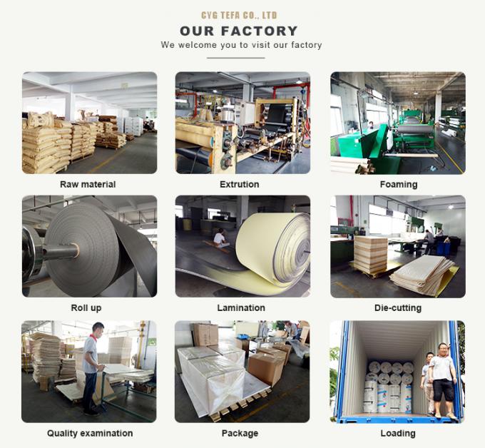 Folha de alumínio física da espuma da isolação térmica da ligação transversal do LDPE 7